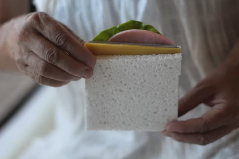 春袋　三明治　火腿 起司 生菜