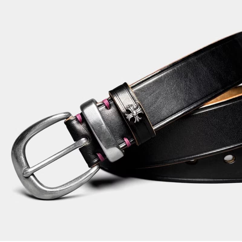 義大利植鞣牛皮腰帶 美式牛仔褲帶 休閑褲皮帶 不鏽鋼扣頭 35mm寬