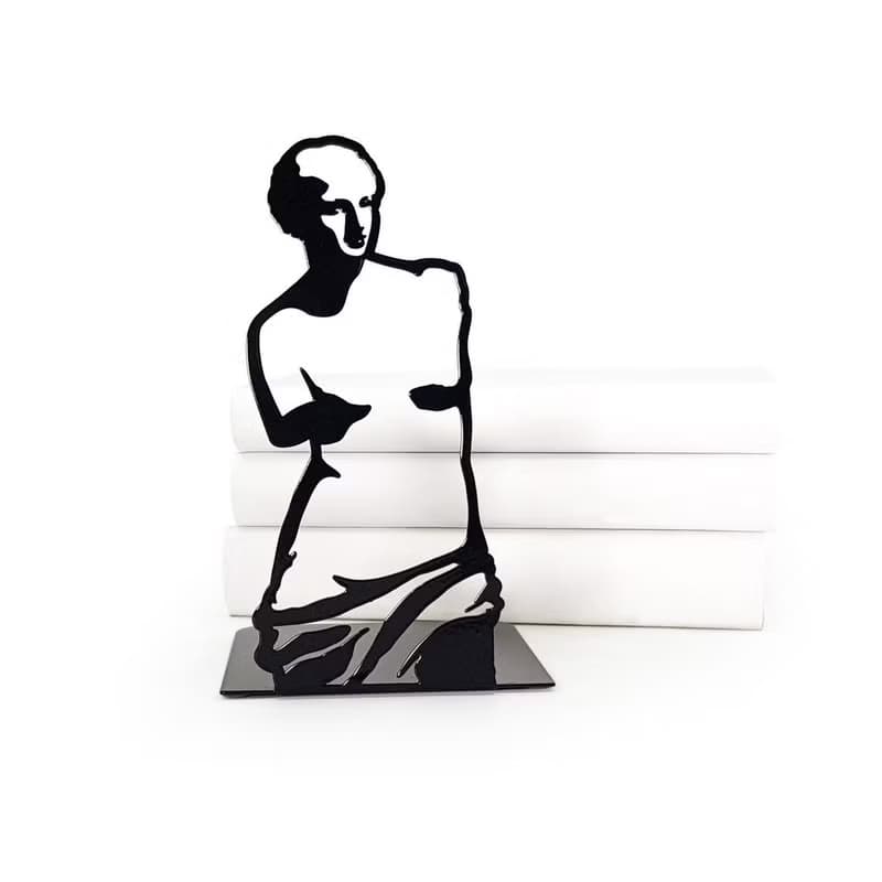 Venus de Milo Metal Bookend – Minimalist Art-Inspired Sculpture
