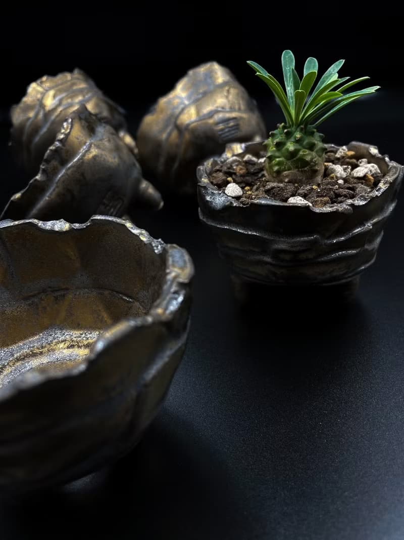 KO盆器- 金屬三足盆