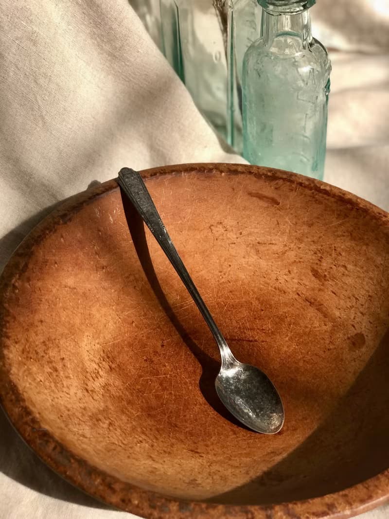 Vintage 1933年美國製Deerfield Silver Plate鍍銀長湯匙