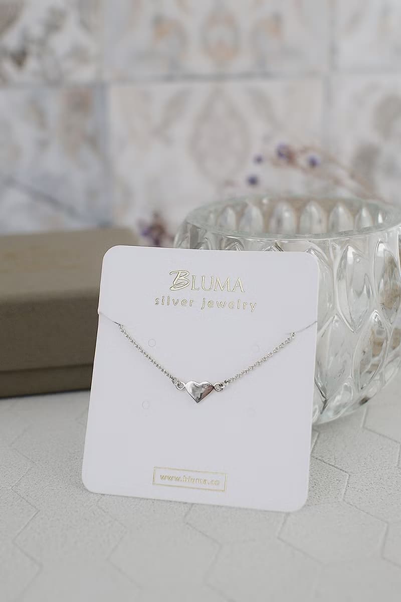 Love愛心純銀手鍊| 大人小孩款 母女姊妹鏈 簡約精緻 情人節禮物