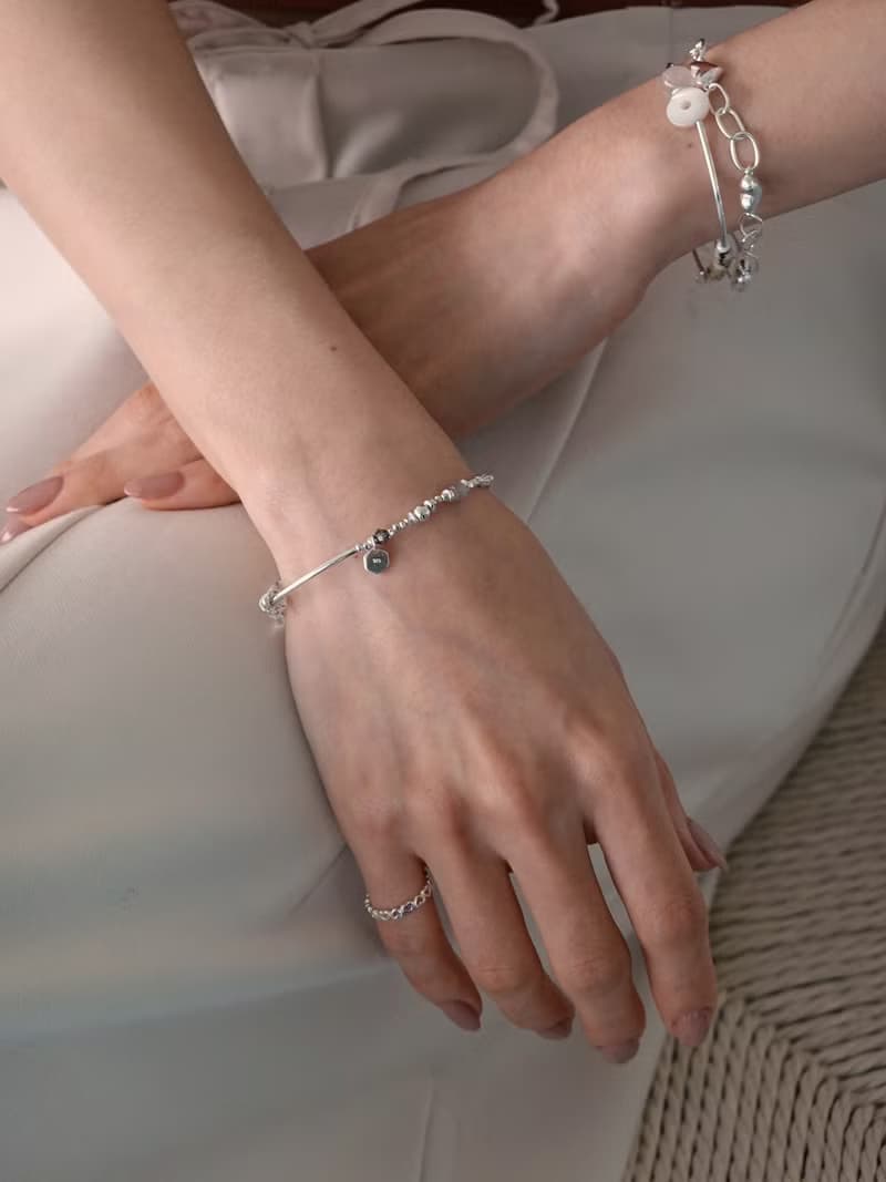 Zhu.handcrafted__Tranquil__純銀/達爾馬提亞碧/白水晶