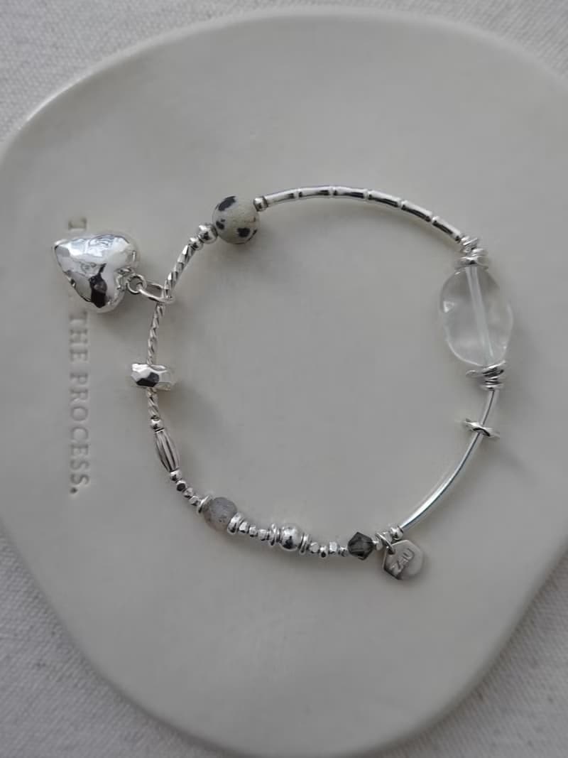 Zhu.handcrafted__Tranquil__純銀/達爾馬提亞碧/白水晶