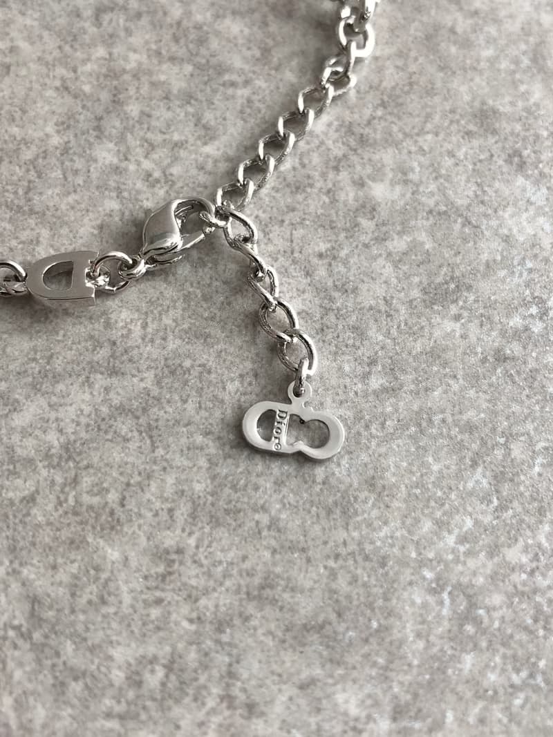 【 日本直送　名牌中古包 】Christian Dior クリスチャン ディオール ブレスレット シルバー ロゴ vintage ヴィンテージ 3fmhik