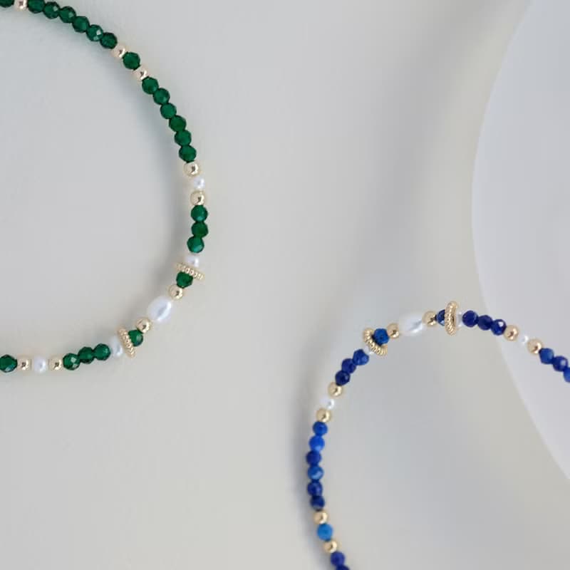 小寶石手鍊-綠玉髓