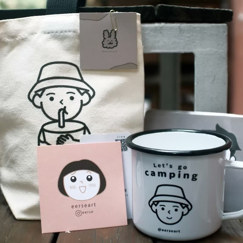 【24H出貨】露營男 琺瑯杯 露營