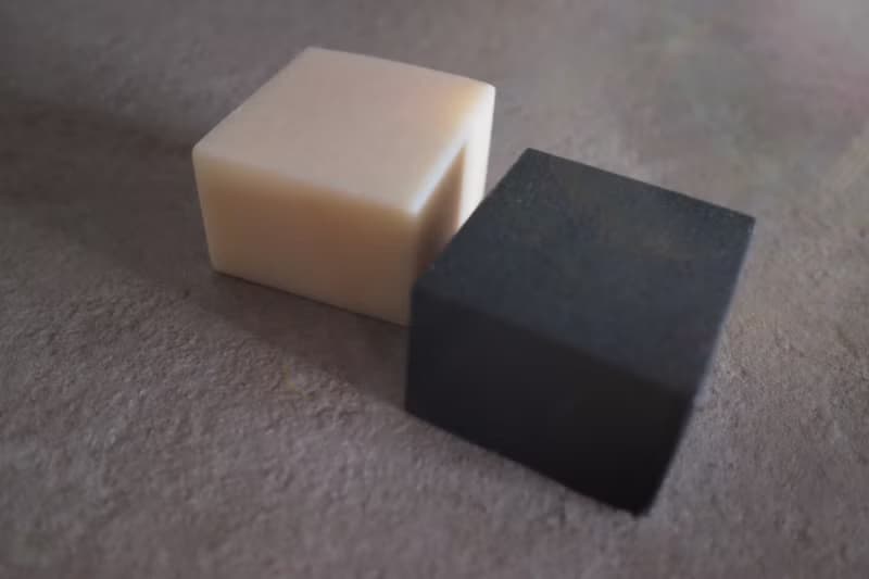 珍貴精油家事塊皂禮盒/黑白雙塊木質調香氣 入厝送禮自用盡顯品味