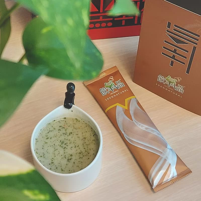 飲氧品紅黑寶食沖泡穀粉禮盒1盒(紅黑金)