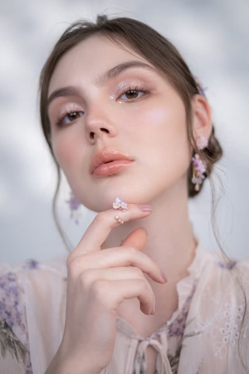 明日櫻迷你花束鋯石戒指