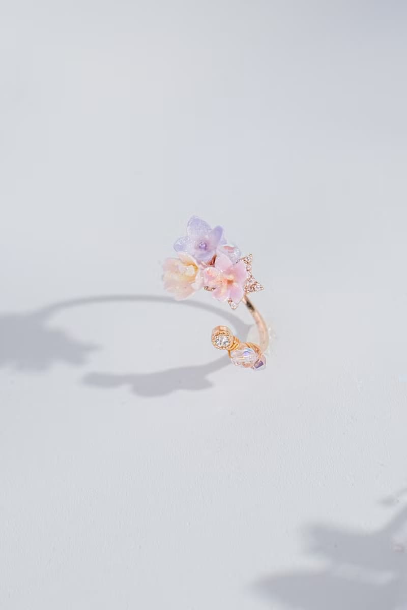 明日櫻迷你花束鋯石戒指