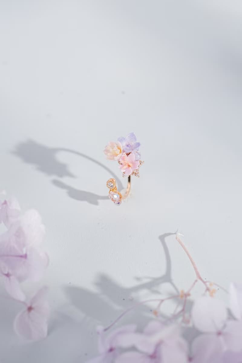 明日櫻迷你花束鋯石戒指