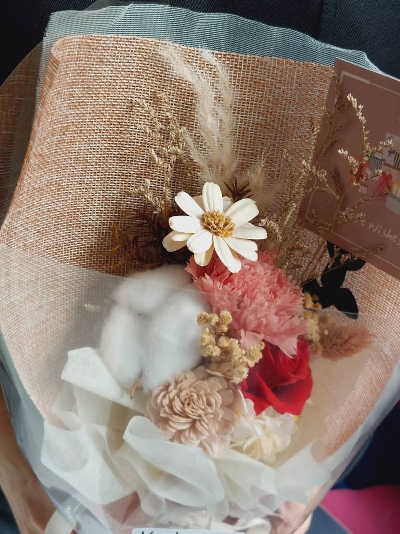 永生花.乾燥花 畢業花束 祝福花束 平價花束