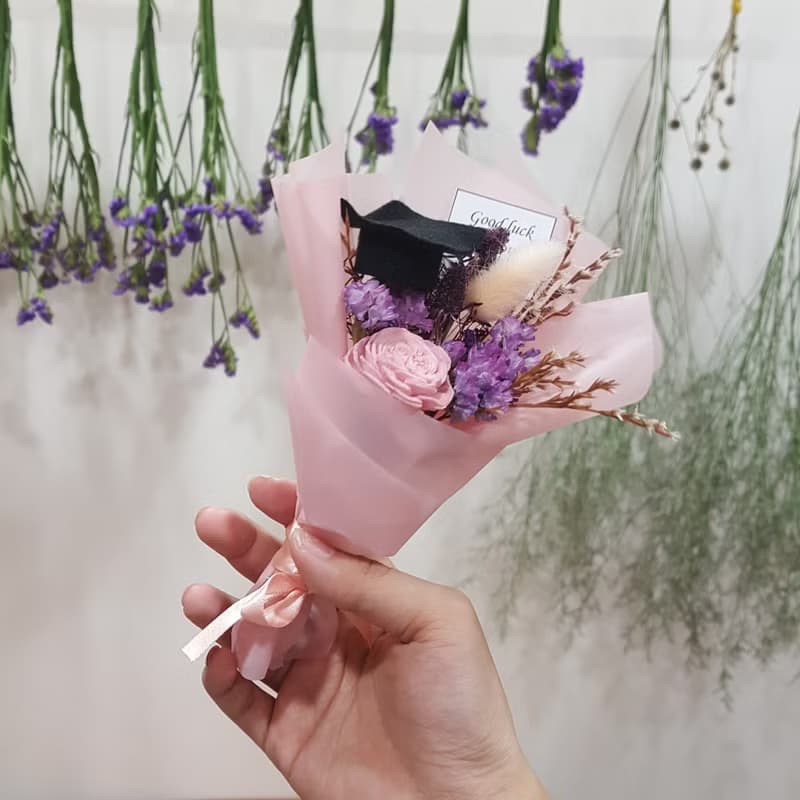 掌中小花束 畢業小花束 乾燥花束