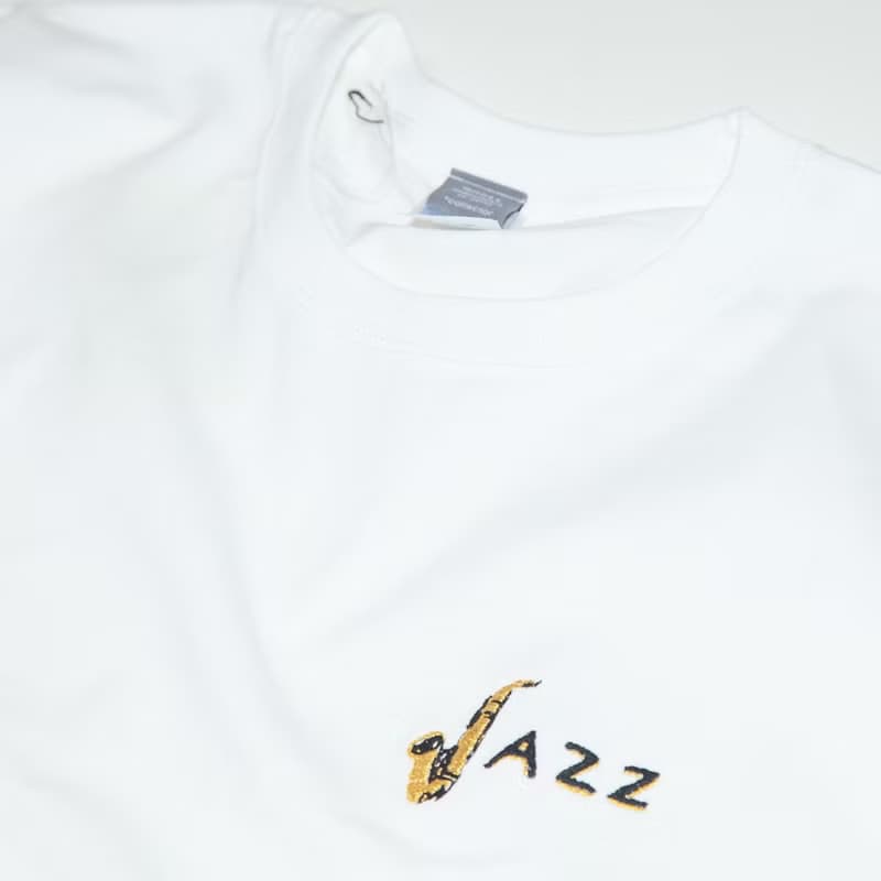 JAZZ 刺しゅう ポケットTシャツ　ユニセックスXS〜XXLサイズ　Tcollector