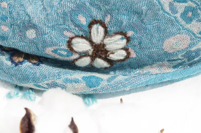 羊絨毯 刺繡毛毯 羊毛蓋毯 保暖披肩 手織圍巾 水煮羊毛披肩/針織圍巾/刺繡圍巾/羊絨披巾/喀什米爾Cashmere-花