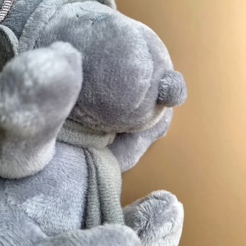 灰色 Snoopy 史努比鑰匙圈吊飾史奴比包包掛飾