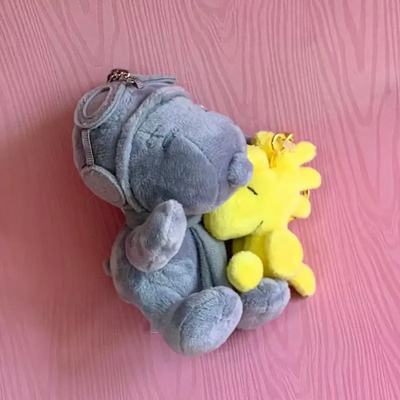 灰色 Snoopy 史努比鑰匙圈吊飾史奴比包包掛飾