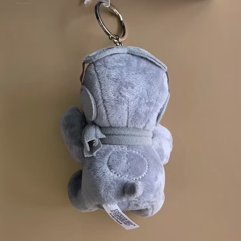 灰色 Snoopy 史努比鑰匙圈吊飾史奴比包包掛飾