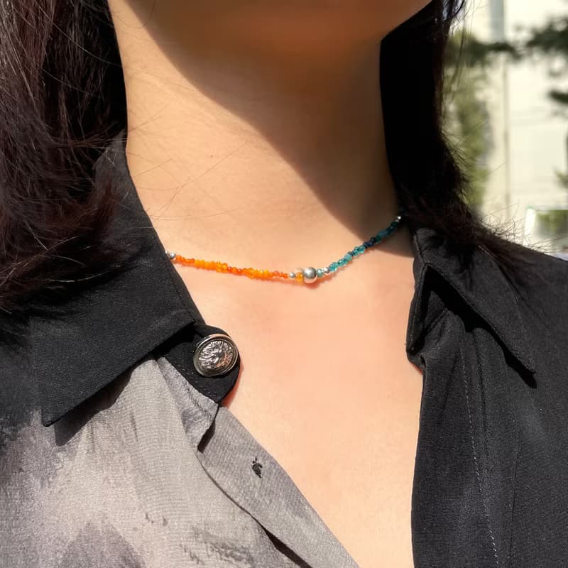 Fruit & Vegetable Collection - 017 Guava Silver Necklace
