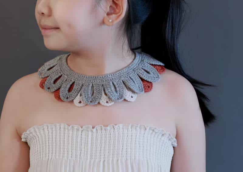 POPOPB 領子飾物 CUDDLY02 – DEEP VERMILION