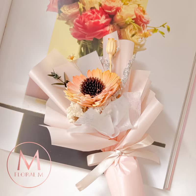 南法橙香向日葵擴香小花束 (贈送5ml香氛油)