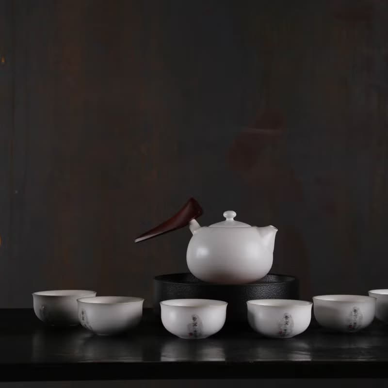 慕秋哥窯8入禮盒(壺+海+6杯)