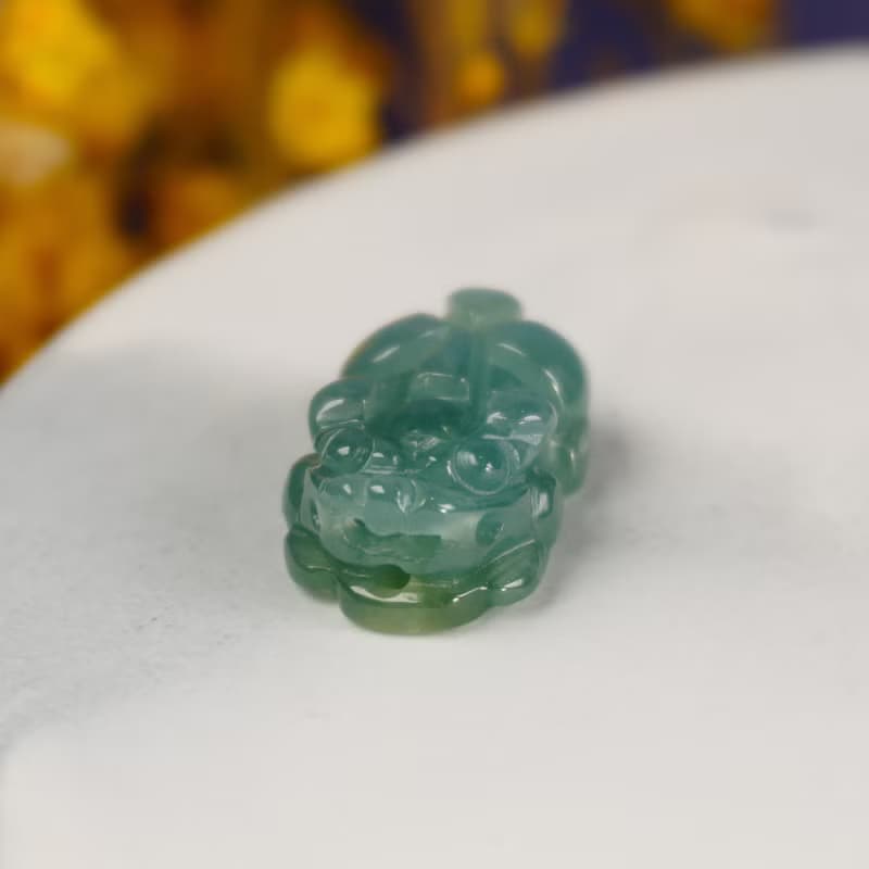 【招財神獸】冰種翡翠戰神貔貅 | 天然A貨翡翠 | 送禮