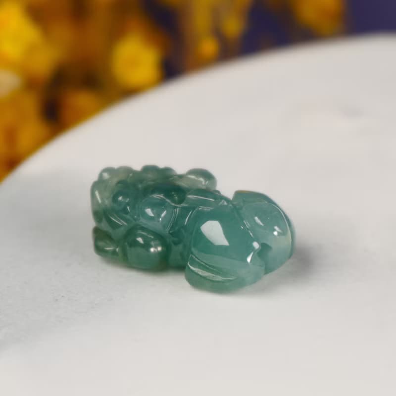 【招財神獸】冰種翡翠戰神貔貅 | 天然A貨翡翠 | 送禮