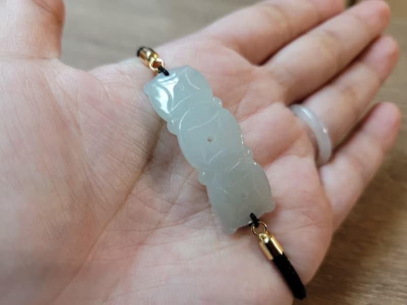 【親翠】天然翡翠 古銅錢連中三元財源滾滾冰嬌手環 畢業禮物