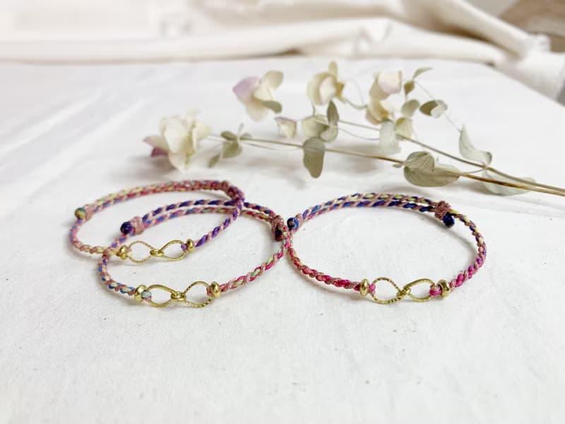 | 彩虹祝福 l 飾品 x 蠟線 x 手鍊手環 x 手工 x 手作禮物