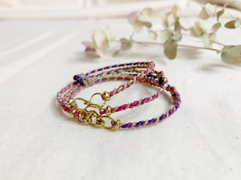 | 彩虹祝福 l 飾品 x 蠟線 x 手鍊手環 x 手工 x 手作禮物