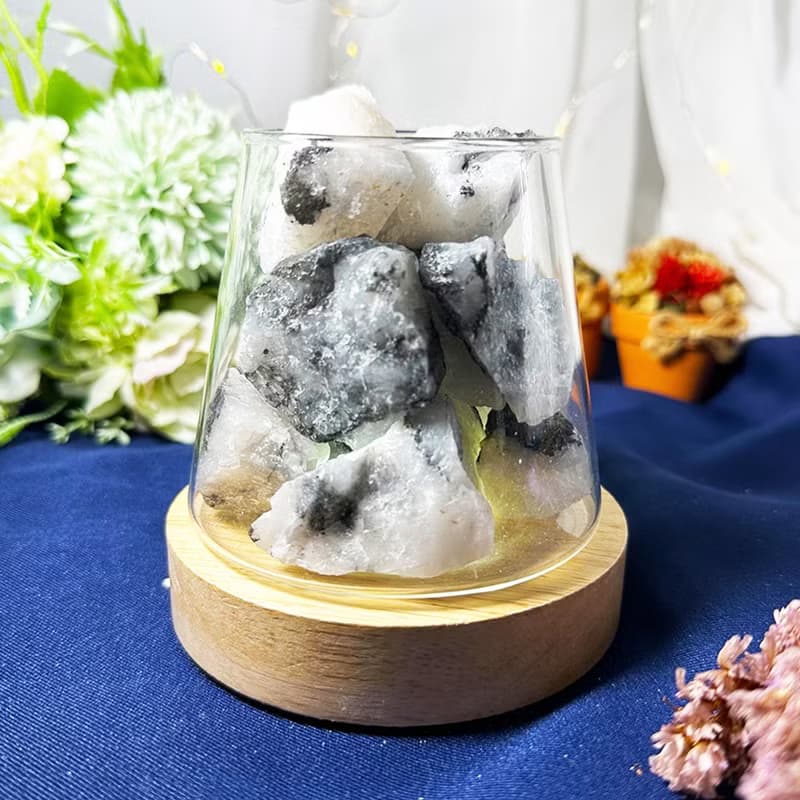 【MU工坊】黑髮石擴香石/水晶擴香燈/碎石/室內香薰/淨化小