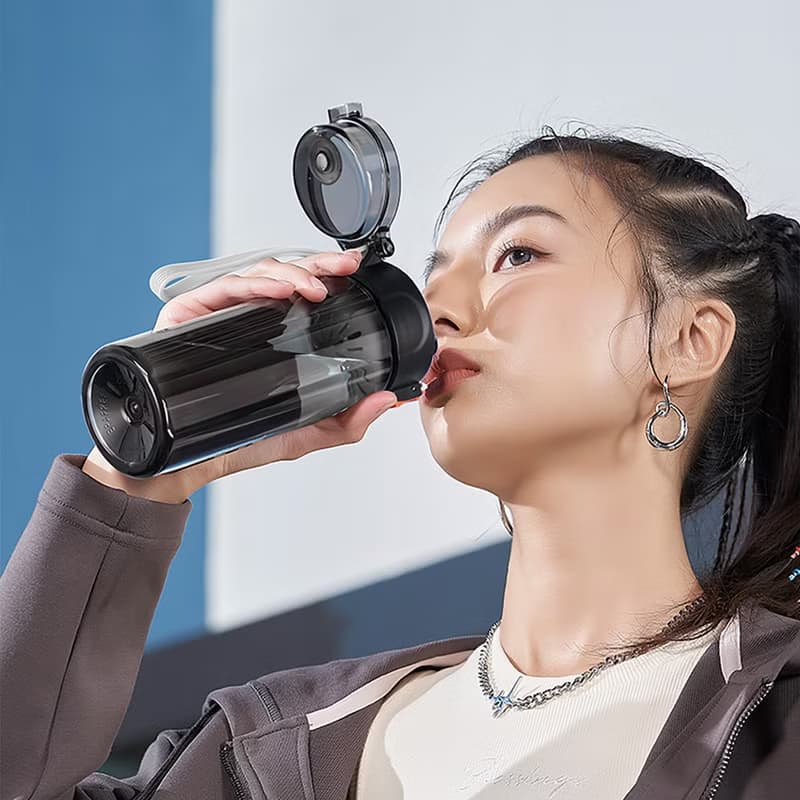 【TKK】美國進口Tritan辛格系列 手提式 運動水壺550ML-薰衣草紫