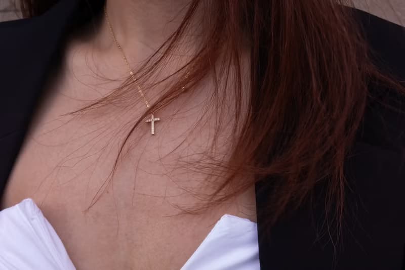 遙望十字架項鍊(金/銀)