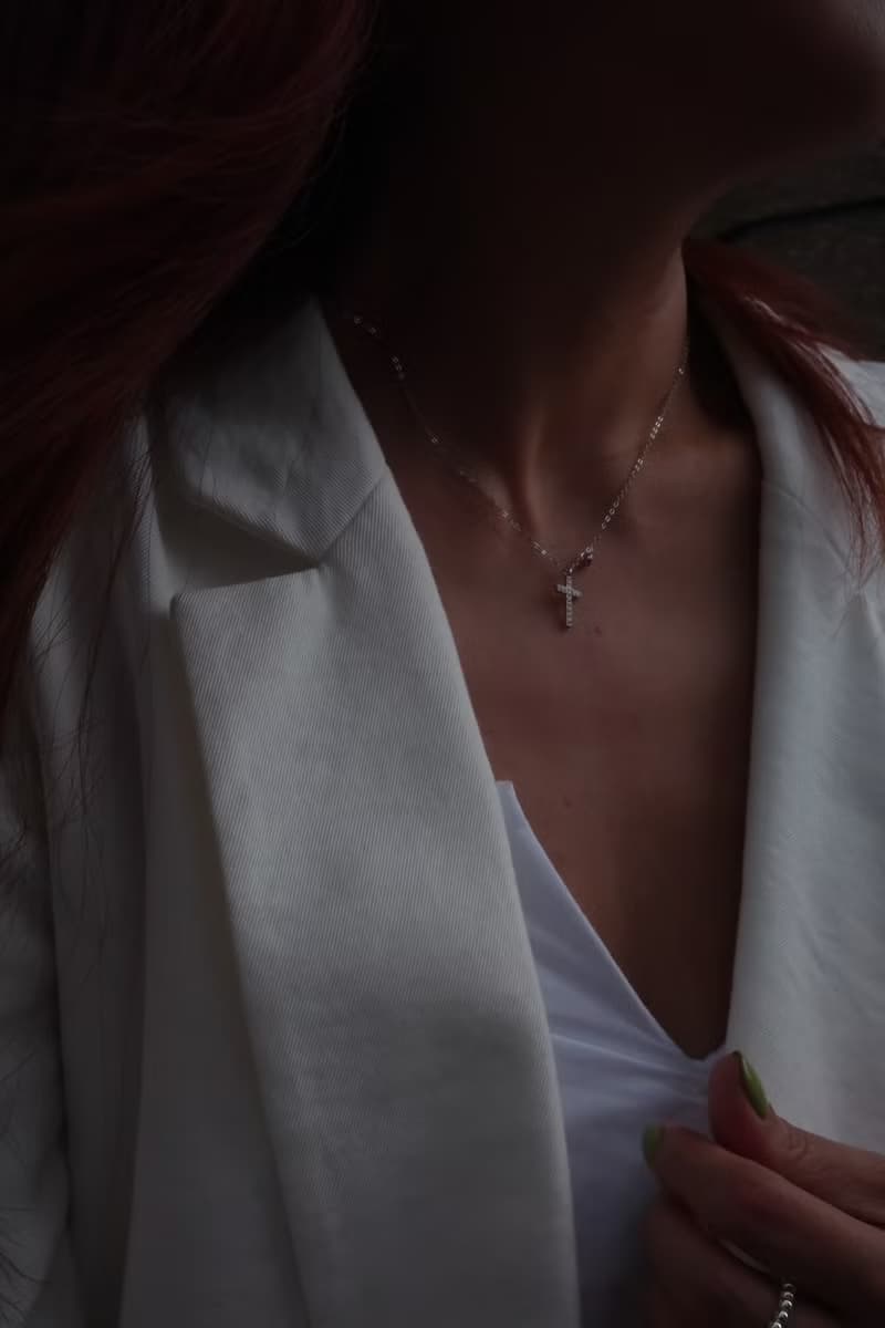 遙望十字架項鍊(金/銀)