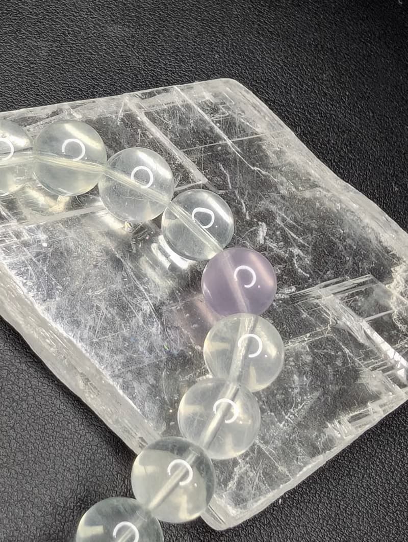 彩螢石 10mm 手串 手鍊 天然水晶 水晶