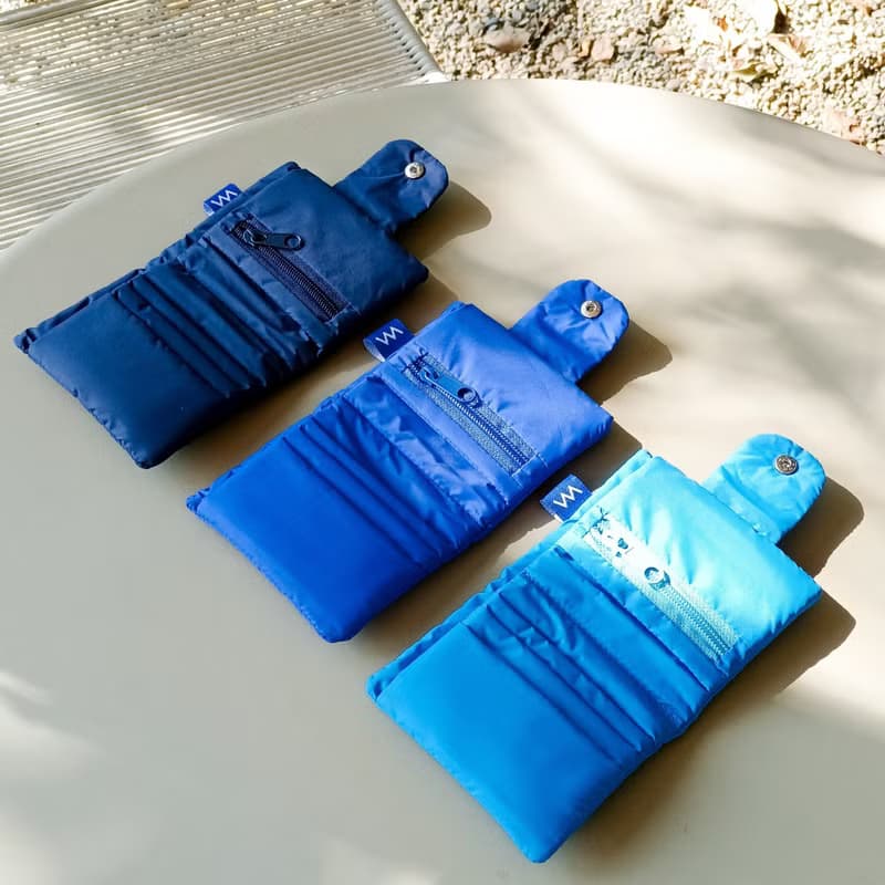 Bubble wallet - Blue