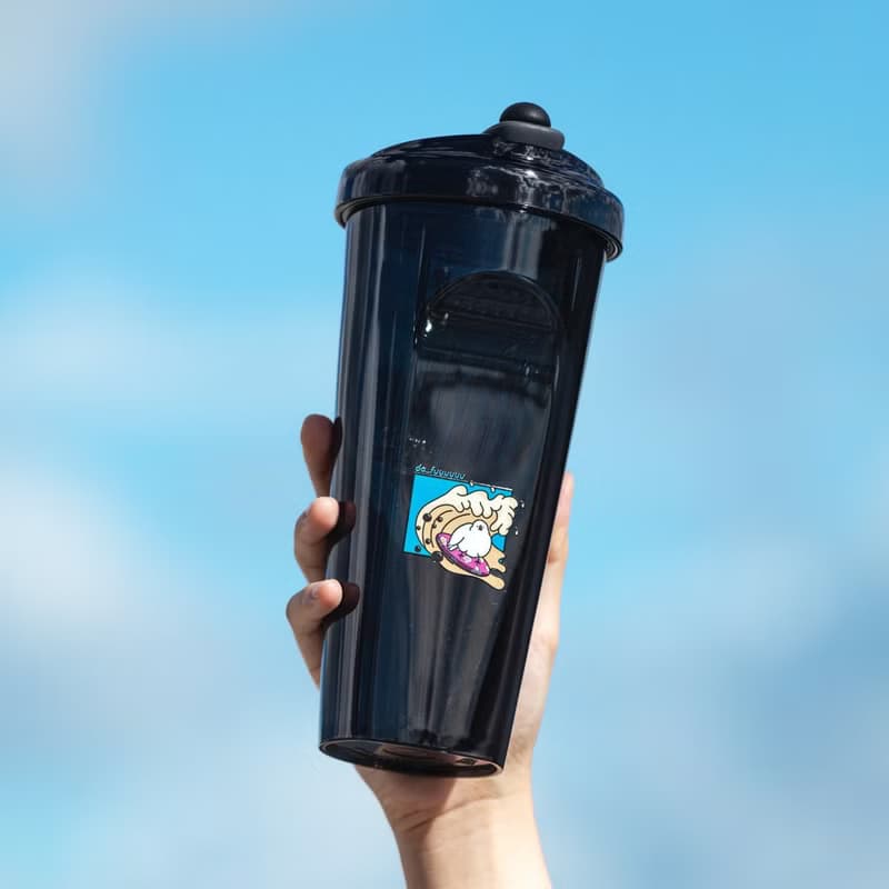 【聯名限定】漂浮珍奶杯 / 珍奶衝浪 / 大福插畫聯名款 / 850ml