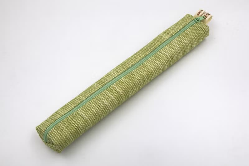 【紙布家】紙線編織 小餐具袋 草綠