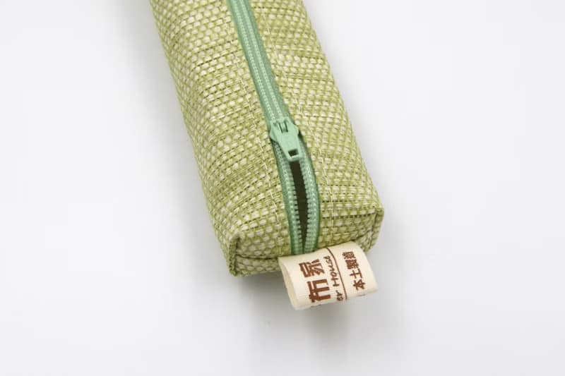 【紙布家】紙線編織 小餐具袋 草綠