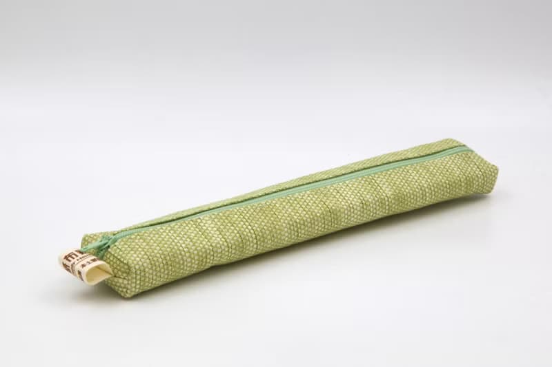 【紙布家】紙線編織 小餐具袋 草綠