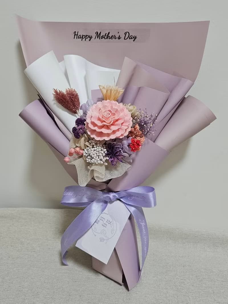 皎月有花 母親節花束