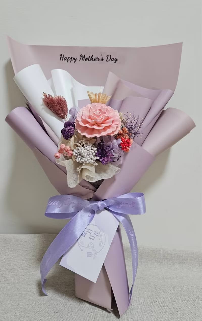 皎月有花 母親節花束