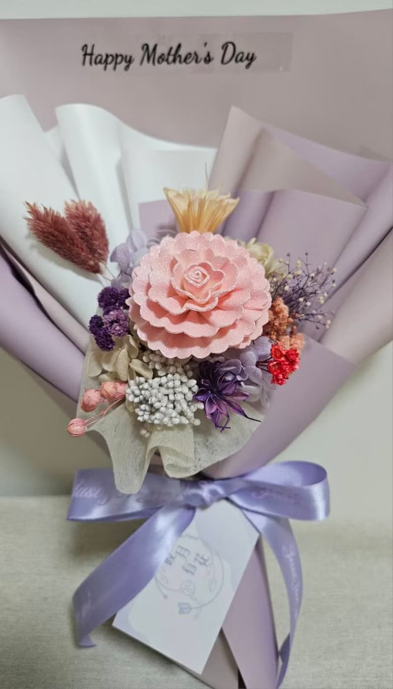 皎月有花 母親節花束