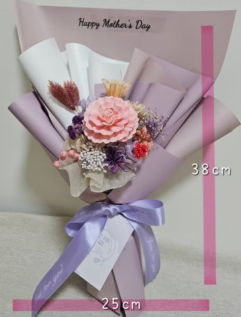 皎月有花 母親節花束