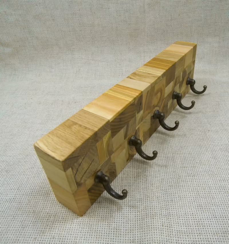 木質鑰匙扣 牆壁鑰匙掛鉤 木質鑰匙掛鉤 裝飾牆壁鑰匙扣