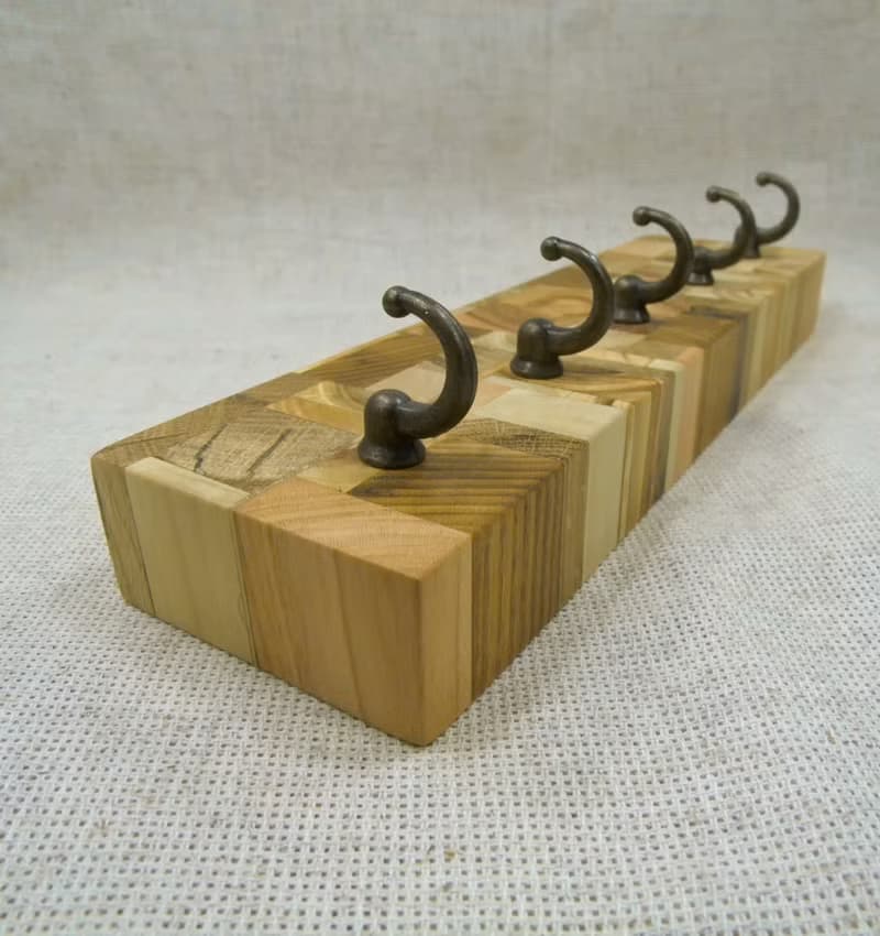 木質鑰匙扣 牆壁鑰匙掛鉤 木質鑰匙掛鉤 裝飾牆壁鑰匙扣