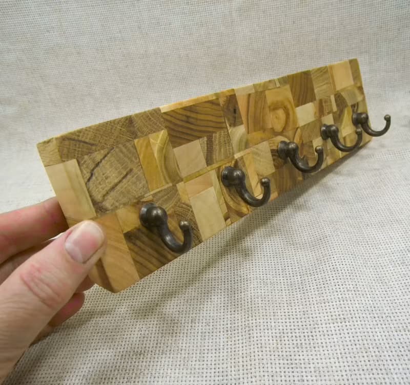 木質鑰匙扣 牆壁鑰匙掛鉤 木質鑰匙掛鉤 裝飾牆壁鑰匙扣