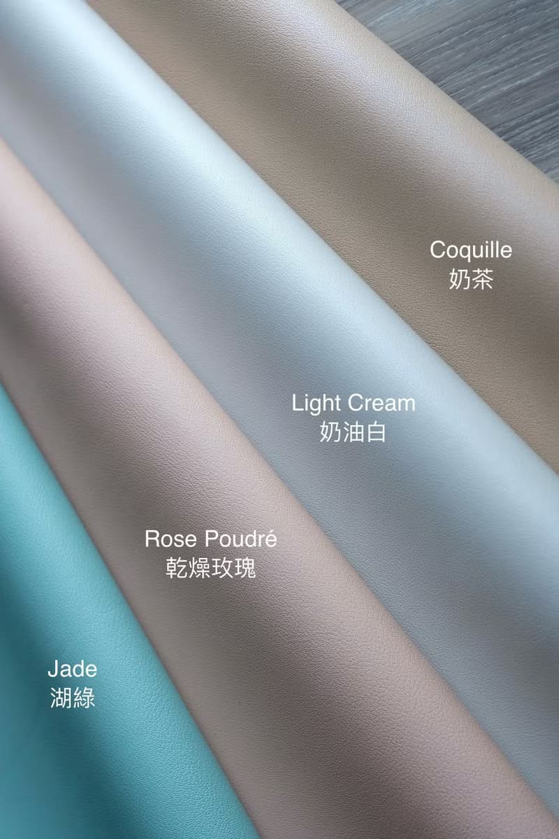 薄型天溝六卡夾【奶油白_Alran Sully 山羊革】